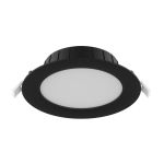 Noxion LED Downlight Hera Eben Einbau Schwarz 15W 1500lm 80D - 827-830-840 CCT | 166mm - Ausschnitt 144mm