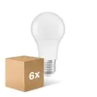 Mehrfachpackung 6x Ledvance Classic LED E27 Birne Matt 10W 1055lm - 827 Extra Warmweiß | Dimmbar - Ersatz Für 75W