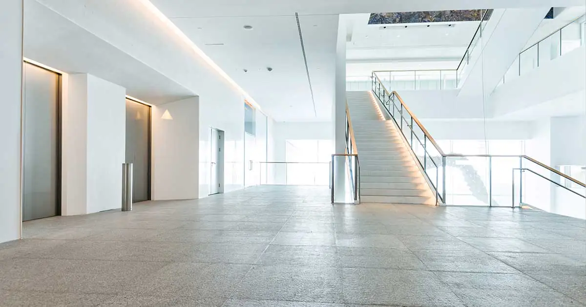 Innenbeleuchtung einer Wohnanlage mit LED